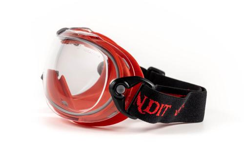 Product image on white background of ASW ASW FIRESTORM RED SEAL CLEAR LENS S Plastic from the Prescription Safety Glasses (Frame and Lens Package) collection by PSG Eyewear