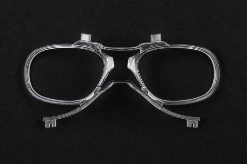 Product image on white background of ASW ASW FIRESTORM goggle RX holder Dark BG Plastic from the Prescription Safety Glasses (Frame and Lens Package) collection by PSG Eyewear