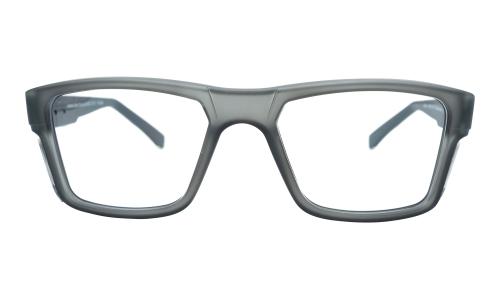 Product image on white background of Ugly Fish Jackal-L RS400L FGY.C Angle 1 Plastic from the Prescription Safety Glasses (Frame and Lens Package) collection by PSG Eyewear