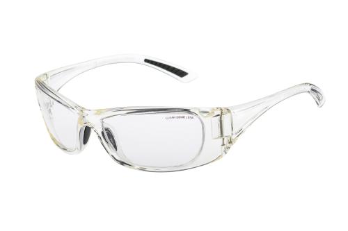 Product image on white background of WEP SAFETY NEO Clear 2 Plastic from the Prescription Safety Glasses (Frame and Lens Package) collection by PSG Eyewear