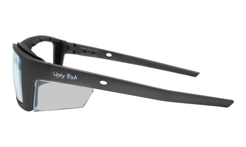 Product image on white background of Ugly Fish Taipan RS9002 MBLSM.C Angle 2 Plastic from the Prescription Safety Glasses (Frame and Lens Package) collection by PSG Eyewear